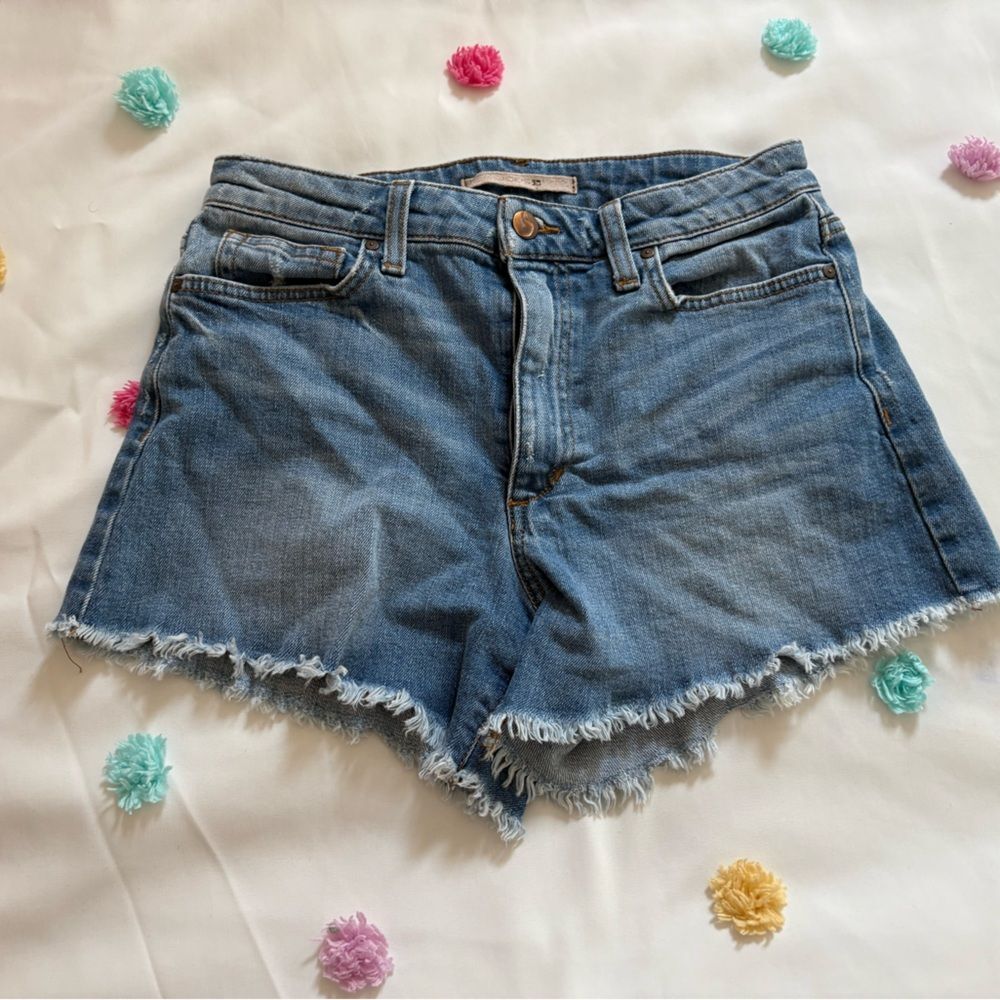 Joe's Jeans Distressed Blue Denim Shorts